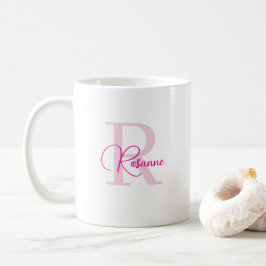 Benutzerdefinierter Monogramm-Becher Kaffeetasse