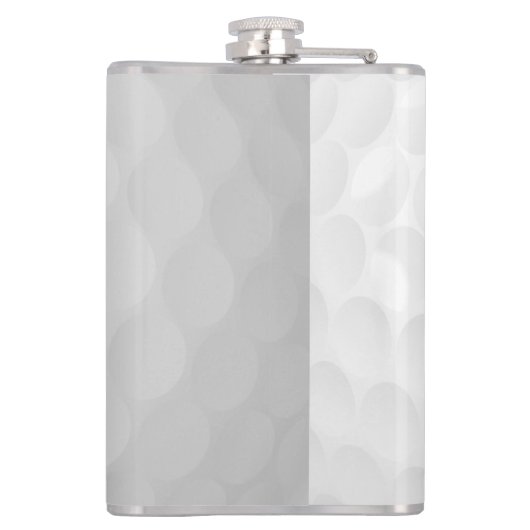 Benutzerdefinierter Monogramm-Golfball Flachmann (Rückseite)