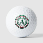 Benutzerdefinierter Monogramm-Golfball | Personali Golfball (Vorderseite)
