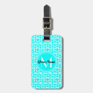 Benutzerdefinierter Monogramm-Personalisierter Nam Gepäckanhänger