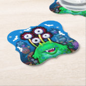 Benutzerdefinierter Monster-Halloween-Party-Unters Untersetzer (angewinkelt)