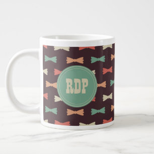 Benutzerdefinierter Muliticolor Bowties-Hipster Jumbo-Tasse