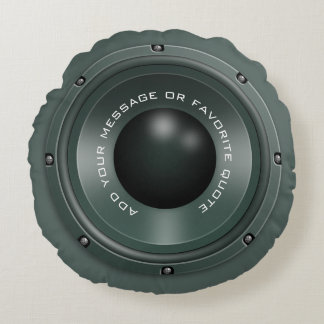 Benutzerdefinierter Musiklautsprecher Rundes Kissen