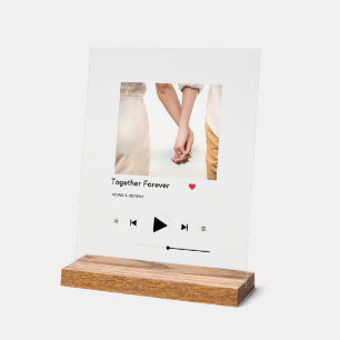 Benutzerdefinierter Musikplayer - Hinzufügen von F Acrylschild