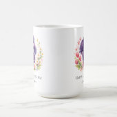 Benutzerdefinierter Mutter-und-Kind-Blumen-Muttert Kaffeetasse (Mittel)