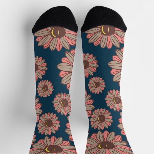 Benutzerdefinierter Nachhaltiger Premium-Crew Sock Socken (Oben)