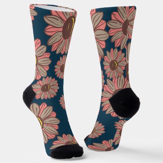 Benutzerdefinierter Nachhaltiger Premium-Crew Sock Socken (Gewinkelt)