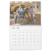 Benutzerdefinierter Nachname für ein Familienportr Kalender (Mär 2026)