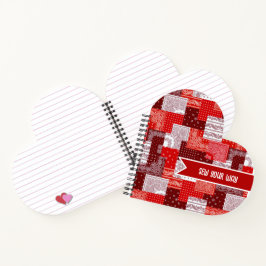 Benutzerdefinierter Näh-Patchwork-Bandana-Quilt-Mu Notizblock