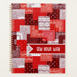 Benutzerdefinierter Näh-Patchwork-Bandana-Quilt-Mu Planer