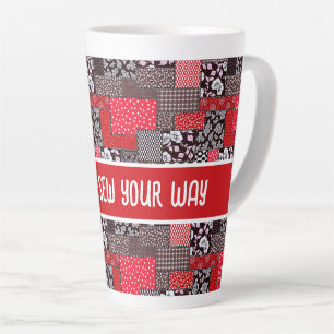 Benutzerdefinierter Näh-Patchwork-Entwurf 'Nähe De Milchtasse
