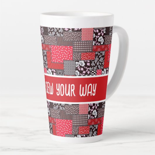 Benutzerdefinierter Näh-Patchwork-Entwurf 'Nähe De Milchtasse (Rechte Ecke)