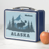 Benutzerdefinierter Name ALASKA Metall Brotdose (Beispiel)