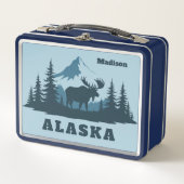 Benutzerdefinierter Name ALASKA Metall Brotdose (Vorderseite)