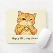 Benutzerdefinierter Name Alles Gute zum Geburtstag Mousepad (Mit Mouse)