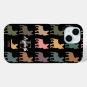 Benutzerdefinierter Name Anfangsbuchstabe Französi Case-Mate iPhone Hülle (Rückseite (Horizontal))