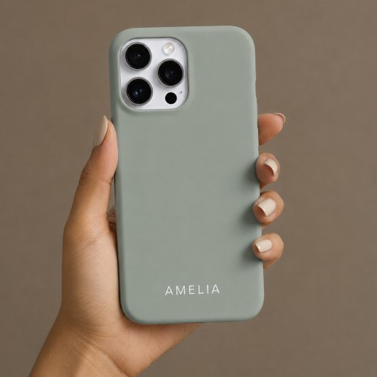 Benutzerdefinierter Name Aschfarbe iPhone-Hülle iPhone Hülle