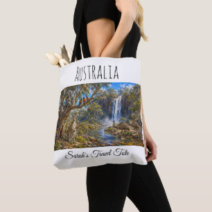 Benutzerdefinierter Name Australien Wildlife & Was Tasche