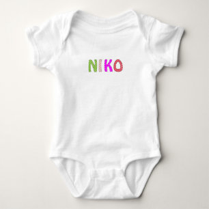 Benutzerdefinierter Name Baby Strampler