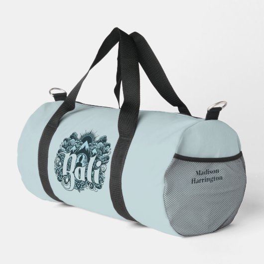Benutzerdefinierter Name Bali Duffle Bag (Rechte Ecke)