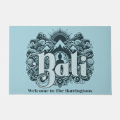 Benutzerdefinierter Name Bali Fußmatte (Vorderseite)