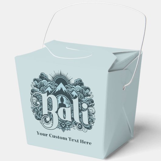 Benutzerdefinierter Name Bali Geschenkschachtel (Vorderseite)
