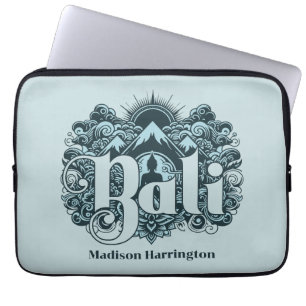 Benutzerdefinierter Name Bali Laptopschutzhülle