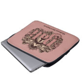 Benutzerdefinierter Name Bali Laptopschutzhülle (Vorne Knopf)
