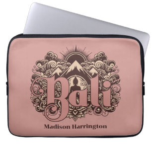 Benutzerdefinierter Name Bali Laptopschutzhülle