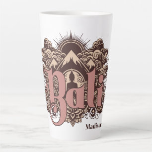 Benutzerdefinierter Name Bali Milchtasse