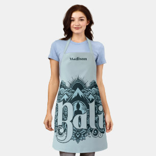 Benutzerdefinierter Name Bali Schürze