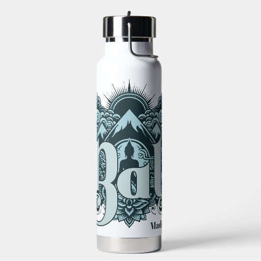 Benutzerdefinierter Name Bali Trinkflasche (Links)