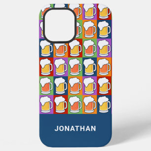 Benutzerdefinierter Name BEER Pop-Art Handyhüllen iPhone 12 Pro Max Hülle
