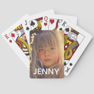 Benutzerdefinierter Name beim Spielen von Foto Spielkarten
