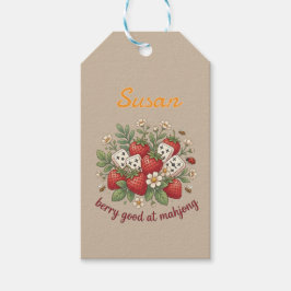 Benutzerdefinierter Name Berry Good beim Retro-Mah Geschenkanhänger