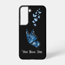Benutzerdefinierter Name Blauer Schmetterling Sams