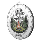 Benutzerdefinierter Name Camping Dartscheibe (Vorderseite rechts)