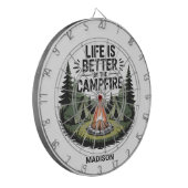Benutzerdefinierter Name Camping Dartscheibe (Vorderseite Links)