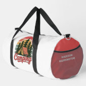 Benutzerdefinierter Name Camping Duffle Bag (Rechte Ecke)