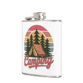 Benutzerdefinierter Name Camping Flachmann (Links)
