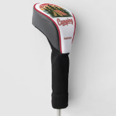 Benutzerdefinierter Name Camping Golf Headcover (angewinkelt)
