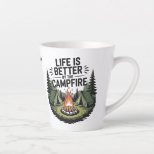 Benutzerdefinierter Name Camping Milchtasse
