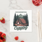 Benutzerdefinierter Name Camping Serviette (Beispiel)