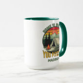 Benutzerdefinierter Name Camping Tasse (VorderseiteRechts)