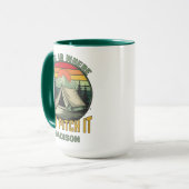 Benutzerdefinierter Name Camping Tasse (Vorderseite Links)