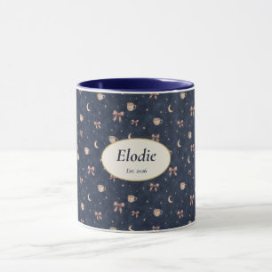 Benutzerdefinierter Name Celestial Cottagecore Mon Tasse