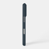 Benutzerdefinierter Name Charcoal Blue iPhone-Hüll iPhone Hülle (Rechte Seite)