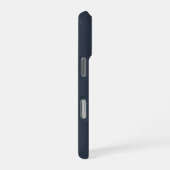Benutzerdefinierter Name Charcoal Blue iPhone-Hüll iPhone Hülle (Rechte Seite)