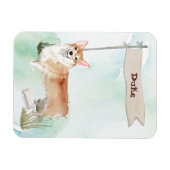 Benutzerdefinierter Name Corgi Haustier Hund Magnet (Horizontal)