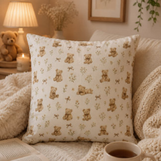 Benutzerdefinierter Name Cottagecore Coquette Tedd Kissen